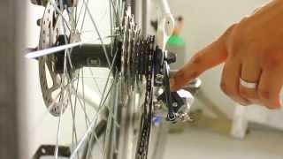 How to adjust your bicycle's rear derailleur and gears - cable tension, indexing and alignment