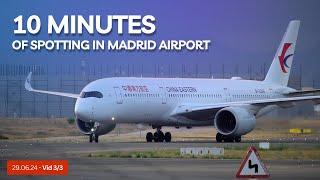 Experience 10 Minutes of Epic #Spotting at #Madrid Barajas Airport (29/06/24) - Part 3