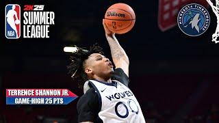 Terrence Shannon Jr. makes ELECTRIC 25-PT NBA Summer League debut for Timberwolves 