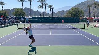 Emma Raducanu & Marie Bouzkova - 2024 IW Practice + Extra Raducanu Footage w/ Slow Mo