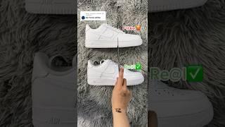 Real Vs Fake White Nike Air Force 1  #sneakerhead #sneakers #viral