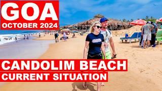 Goa | Candolim Beach - October 2024 | Situation Update | Shacks Watersports | Goa Vlog | North Goa