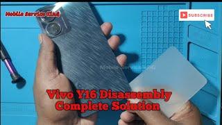 How To Vivo Y16 Disassembly | Vivo Y16 Open Back panel |  Remove Display