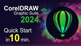CorelDRAW - Tutorial for Beginners in 10 MINUTES! | 2024
