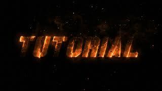 KGF CHAPTER 2 Fire Title Text Animation Easy Tutorial PROMO