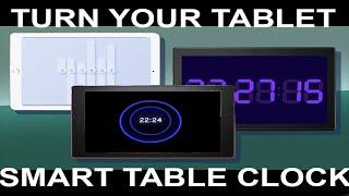 Turn Your Old Tablet into Digital Table Clock with Whizscreen