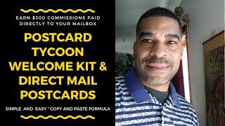 Postcard Tycoon Welcome Kit & Direct Mail Postcards