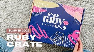 Ruby Crate Unboxing Summer 2022: Teen Subscription Box