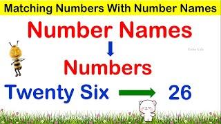 1 to 100 Numbers Matching Game For Kid | Numbers And their Number Names | Number Spellings #maths