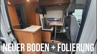 Wir gestalten den INNENRAUM um! - Neuer Boden und Folierung der Schränke - Fiat Ducato