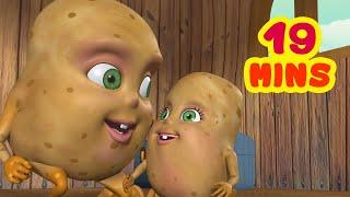 Aloo Kachaloo Beta Kahan Gaye The and much more | Hindi Rhymes collection for kids | Infobells