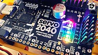 First look at Servo 2040 - an all-in-one 18 channel servo controller, powered by RP2040