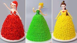 DISNEY PRINCESS   Awesome Birthday Cake Ideas  Tsunami Cake | Satisfying Cake #9