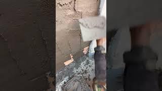 DIY Plastering Works #shorts #plaster #skimcoat #construction #satisfying
