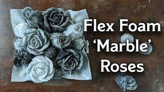 Making flex foam roses (in 1 minute )