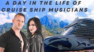 A DAY IN THE LIFE OF A CRUISE SHIP MUSICIAN - Rehearsals, Shows, Montenegro, and Spa Night!