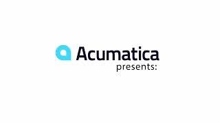 Acumatica Cloud ERP Software 3 minute Overview