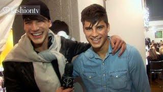 Versace Fall/Winter 2013-14 BACKSTAGE | Milan Men's Fashion Week | FashionTV