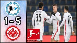 DSC Arminia Bielefeld 1 - 5 Eintracht Frankfurt | Highlights | Bundesliga