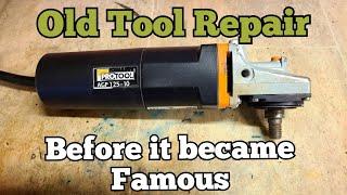 Quick and simple repair to a old Protool Grinder, but what brand they they become.