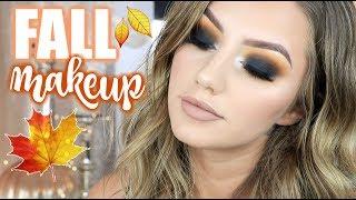 BLACK SMOKEY EYE TUTORIAL | Fall Makeup | Jazzi Filipek