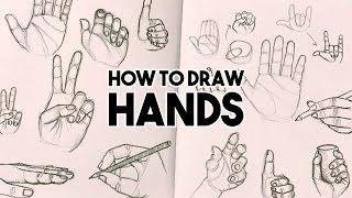 How to Draw Hands |  starting with just 3 simple shapes