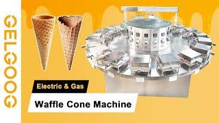 Electric & Gas Waffle Cone Making Machine--GELGOOG Machinery