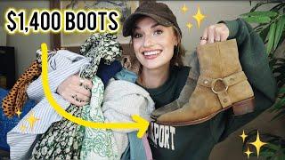 AMAZING Goodwill Bins Thrift Outlet Haul!! 30+ Items to Resell on Poshmark for a GREAT Profit $$