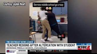 DeRenne Middle School teacher resigns after video shows him throwing student across classroom