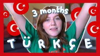 How much Turkish did I learn in 3 months?  Amerikalı 3 ay sonra Türkçe konuşuyor
