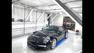 Porsche 911 UNI SCHWARZ - 38 h DETAILING - Paddy poliert PS Car Garage