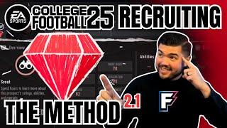 BEST RECRUITING METHOD IN COLLEGE FOOTBALL 25 v2.1: SWAY IS OVERPOWERED