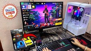 Ryzen 5 5600 gaming PC 16gb freefire | ₹20k under 30k PC build diwali sell flipkart ant-esports ⌨️ 