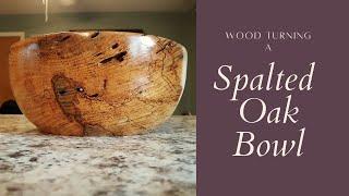 Spalted Oak Bowl Woodturning