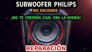 Subwoofer Philips | Amplificador 2.1 | Diagnóstico y reparación