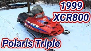 1999 Polaris XCR800! Polaris saved their best triple for last! Ultimate Polaris Factory Lake Racer!