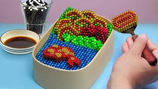 Magnet Challenge : School Lunchbox Ideas With ASMR Magnetic Balls