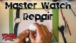 Master Watchmaker Repairs Wristwatch - Time Lapse