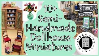 10 in 1! Semi-Handmade Dollhouse Miniatures made by my two hands