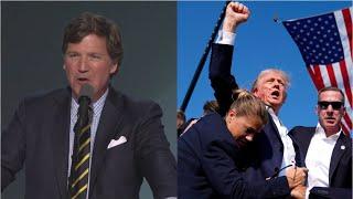 IN FULL: Tucker Carlson praises 'courageous' Donald Trump in RNC speech