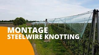 Steel Wire Knotting Protecting Systems for Orchards- FRUITSECURITY HOLLAND