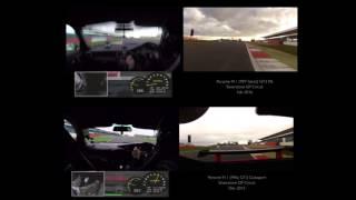 997 GT3 RS vs 996 GT3 CS comparison @ Silverstone