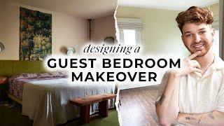 GUEST BEDROOM MAKEOVER  Designing, Shopping & Mood-boarding!