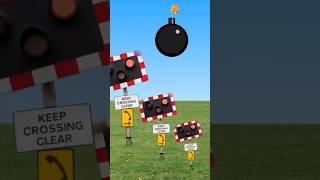 railroad crossing dance with me #railroadcrossing #viralvideo #animation #dance #funny #shorts