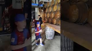 Rum making factory, sugar cane processing, Steam engine powered