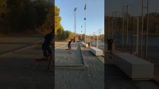 parkour en un polideportivo de granada