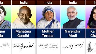 This Is How The Autographs Of These Famous Indian Personalities Look Like