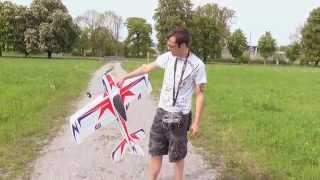 Rc Vision Aire AS3X Parkzone Crazy Flight with Thomas Minder as Pilot