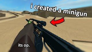 i made a minigun