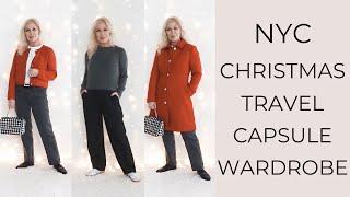 My NYC Christmas Travel Capsule Wardrobe